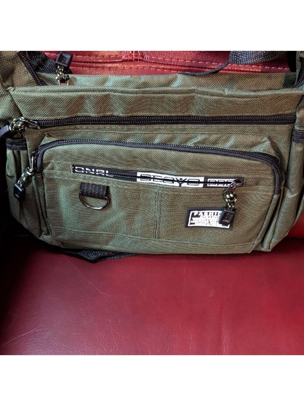 Men Shoulder Bag Casual Storage Bag Carrying Bag Lightweight with Zipper Work